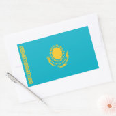 Rectangulaire Sticker Drapeau Kazakhstan (Enveloppe)