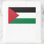 Rectangulaire Sticker Drapeau Palestine (Sac)