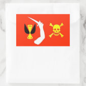 Rectangulaire Sticker Drapeau Pirate de Christopher Moody (Sac)