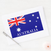 Rectangulaire Sticker du drapeau australien (Enveloppe)