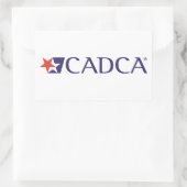 Rectangulaire Sticker du logo CADCA (Sac)