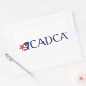 Rectangulaire Sticker du logo CADCA (Enveloppe)