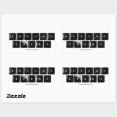 Rectangulaire Sticker du logo ReSpeak (Feuille)