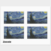 Rectangulaire Sticker du rectangle de nuit étoilé (Feuille)