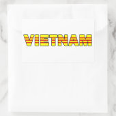 Rectangulaire Sticker du Vietnam (Sac)
