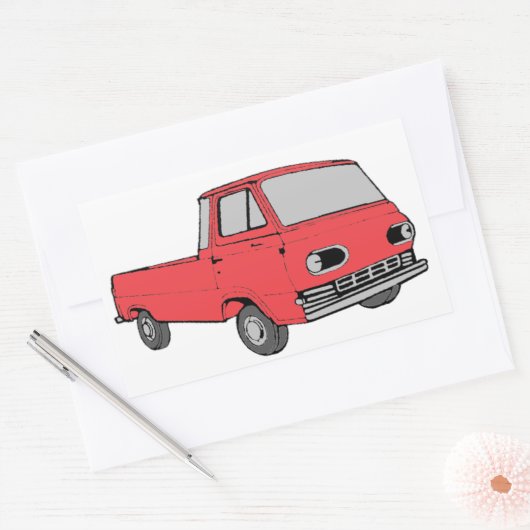 Rectangulaire Sticker Econo (Enveloppe)