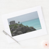 Rectangulaire Sticker en caoutchouc Tulum (Enveloppe)