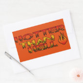 Rectangulaire Sticker En Enfer (Enveloppe)