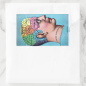 Rectangulaire Sticker en pharmacologie (Sac)