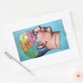 Rectangulaire Sticker en pharmacologie (Enveloppe)