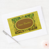 Rectangulaire Sticker Ex Libris Cartouche (Enveloppe)