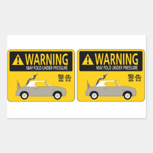 Rectangulaire Sticker Figaro