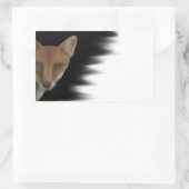 Rectangulaire Sticker Fox (Sac)