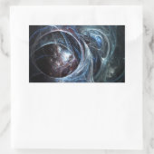 Rectangulaire Sticker fractal : Grotte de l'araignée (Sac)