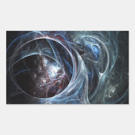 Rectangulaire Sticker fractal : Grotte de l'araignée (Devant)