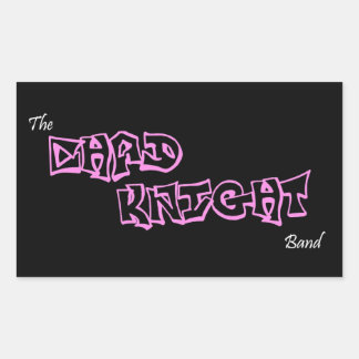 Rectangulaire Sticker frais Chad Knight Band