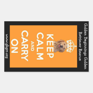 Rectangulaire Sticker GBGRR Keep Calm