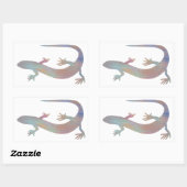 Rectangulaire Sticker Gecko De Style Acrylique (Feuille)