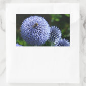 Rectangulaire Sticker Globe Thistle Flowers (Sac)