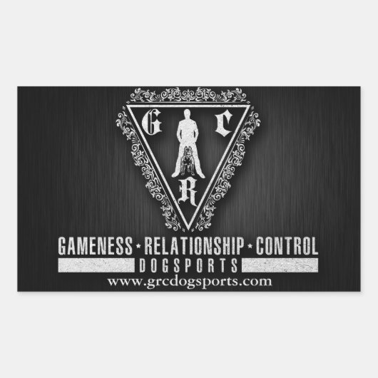 Rectangulaire Sticker GRC 4 pack ! (Devant)
