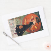 Rectangulaire Sticker Halloween vintage (Enveloppe)