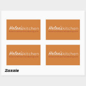 Rectangulaire Sticker Helen's 01 (Feuille)