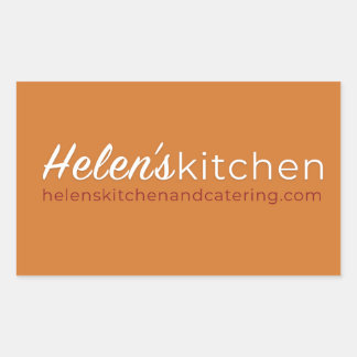 Rectangulaire Sticker Helen's 01