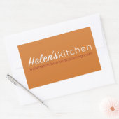 Rectangulaire Sticker Helen's 01 (Enveloppe)