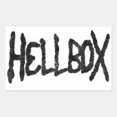 Rectangulaire Sticker Hellbox (Devant)