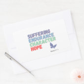 Rectangulaire Sticker Hope de personnage endurcissant (Enveloppe)