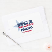 Rectangulaire Sticker Idaho My Home State (Enveloppe)