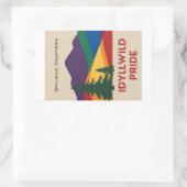 Rectangulaire Sticker Idyllwild Pride (Sac)