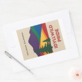 Rectangulaire Sticker Idyllwild Pride (Enveloppe)