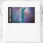 Rectangulaire Sticker iKolaba Le lieu de naissance des étoiles (Sac)