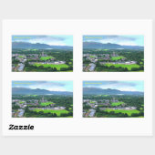 Rectangulaire Sticker Irlande (Feuille)