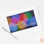 Rectangulaire Sticker Joyeux Noël (Enveloppe)