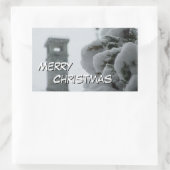 Rectangulaire Sticker Joyeux Noël (Sac)