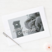 Rectangulaire Sticker Joyeux Noël (Enveloppe)