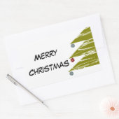 Rectangulaire Sticker Joyeux Noël (Enveloppe)