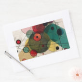 Rectangulaire Sticker Kandinsky Cercles Abstraits (Enveloppe)