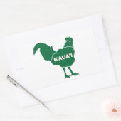 Rectangulaire Sticker Kaua'i (Enveloppe)