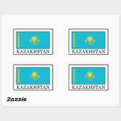 Rectangulaire sticker kazakh (Feuille)