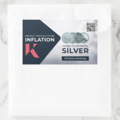 Rectangulaire Sticker Kinesis 1 avec le code QR de référence Mak (Sac)