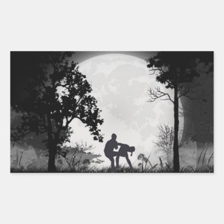 Rectangulaire Sticker Krav Maga Martial Arts Groin Kick