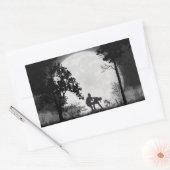 Rectangulaire Sticker Krav Maga Martial Arts Groin Kick (Enveloppe)