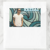 Rectangulaire Sticker Kresal (Sac)