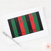 Rectangulaire Sticker Kwanzaa Sept Principes (Enveloppe)