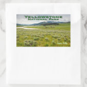 Rectangulaire Sticker : Lamar Valley #2 (Rectangle) (Sac)