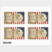 Rectangulaire sticker Las Vegas (Feuille)