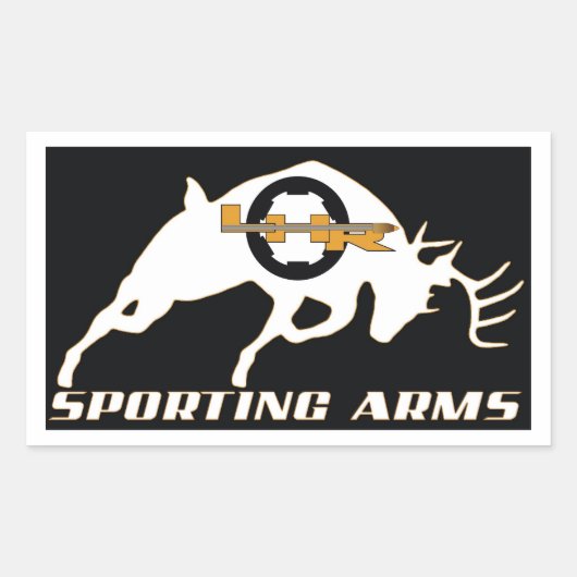 Rectangulaire Sticker LHR Sporting Arms Buck (Devant)